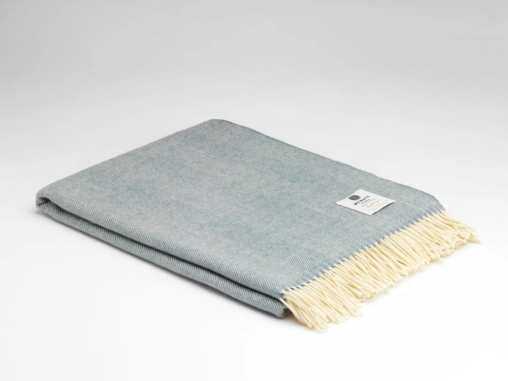 Supersoft Topaz Herringbone Throw