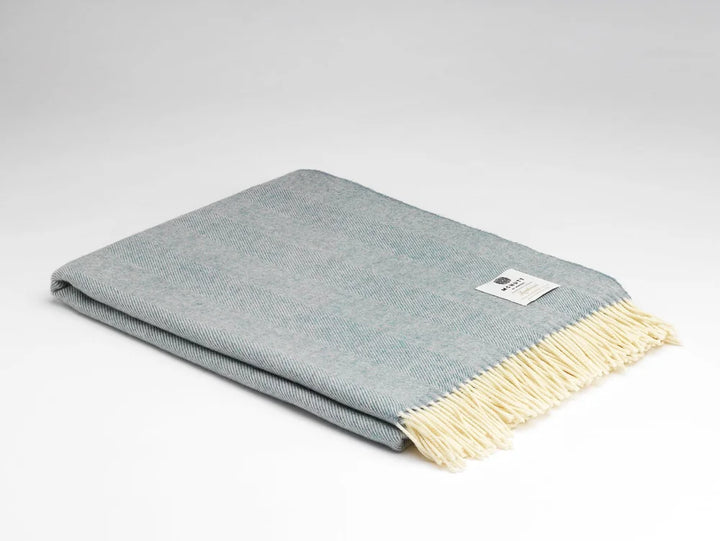 Supersoft Topaz Herringbone Throw