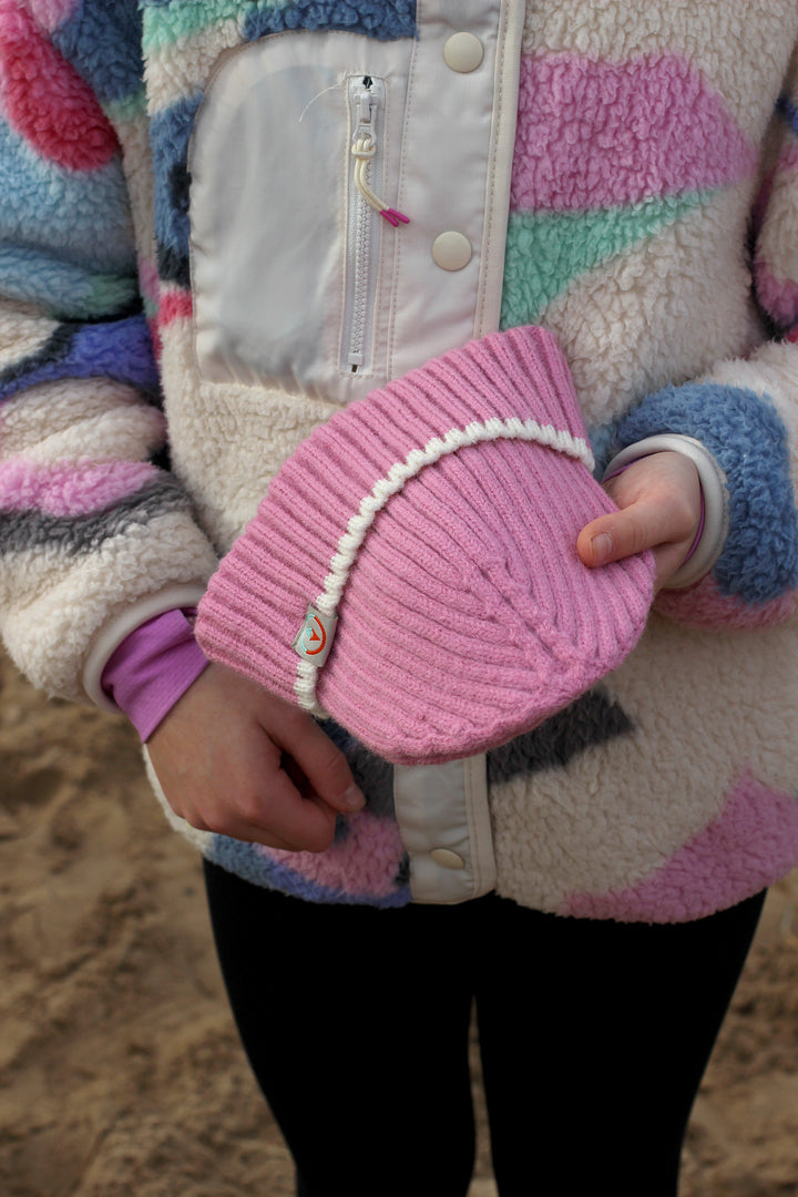 Junior Beanie in Raspberry Pink