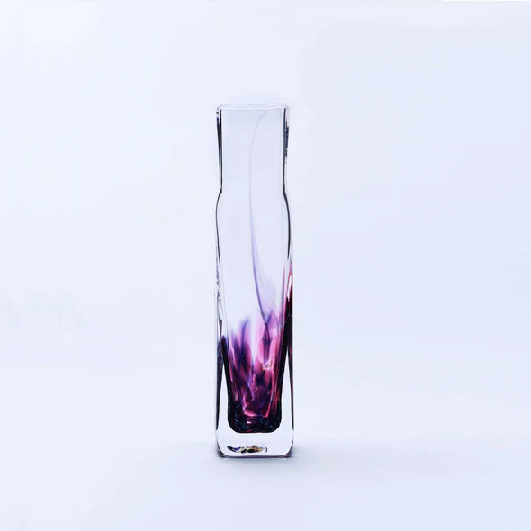 Berry Glass Square Vase - Tall