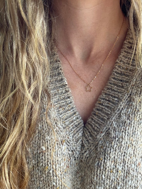 All The Stars Necklace in Gold