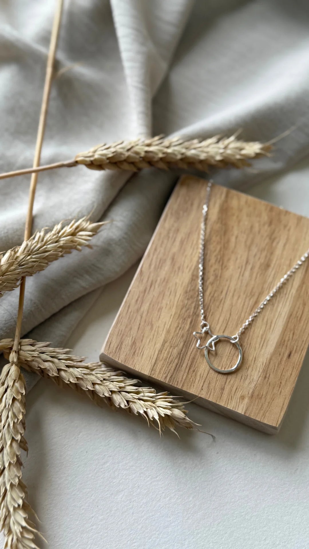 Always With You Necklace in Silver with Gold Star