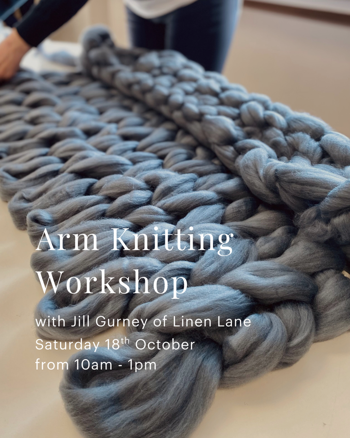 Arm Knitting - Saturday 18th October with Jill Gurney