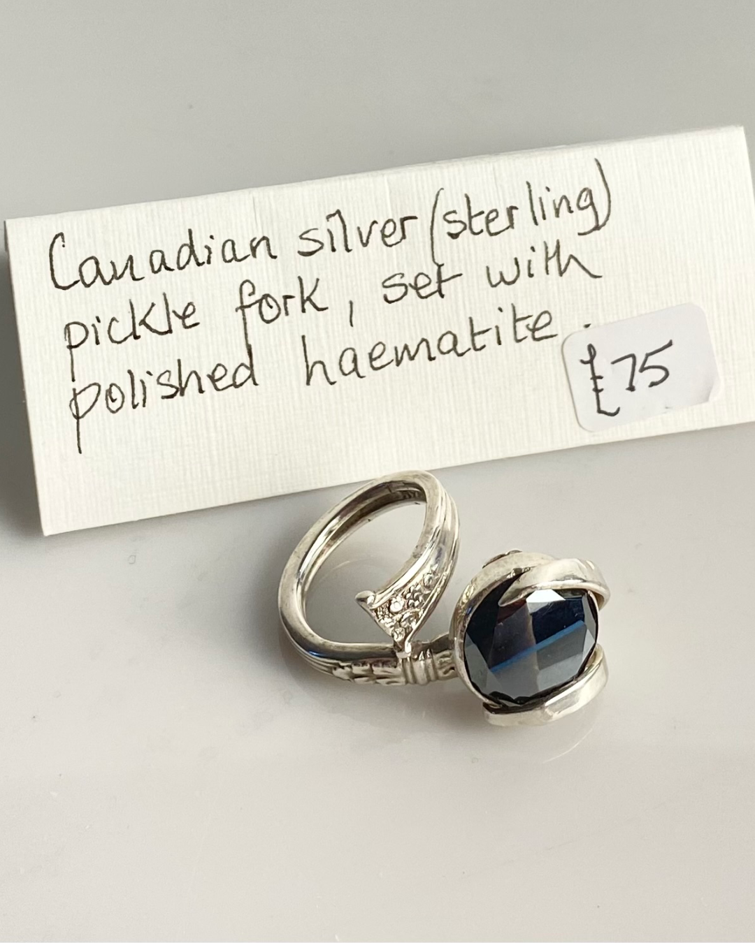 Canadian Silver Fork Ring