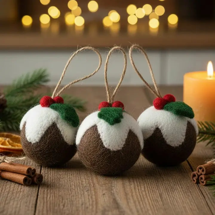 Christmas Pudding Hanging Decoration