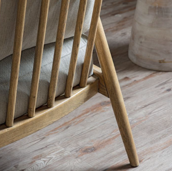 Cotton Linen Aesthetic Armchair