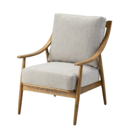 Cotton Linen Aesthetic Armchair
