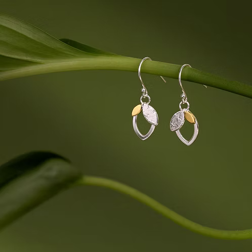 Crown of Laurel Hook Earrings