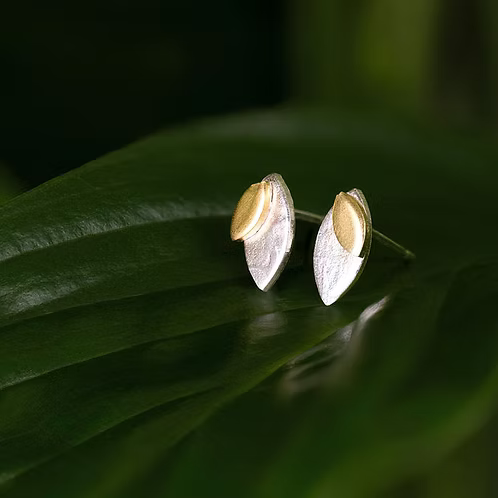 Crown of Laurel Tiny Earrings
