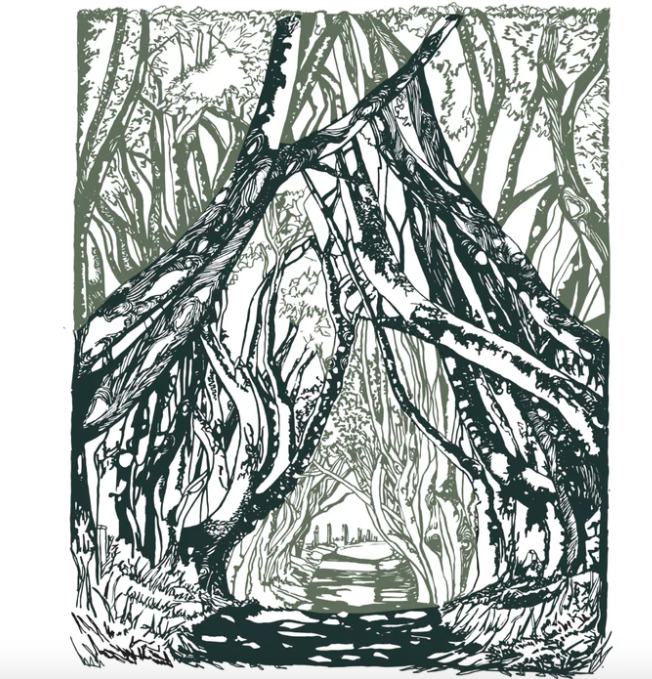 The Dark Hedges - Tea Towel