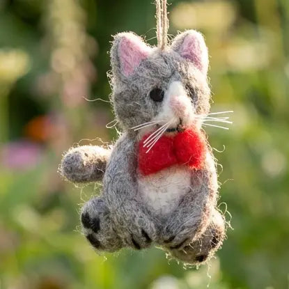 Felt Cat Hanging Decoration