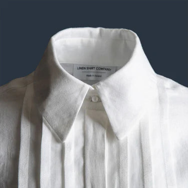 Fiona - Irish Linen Blouse in White