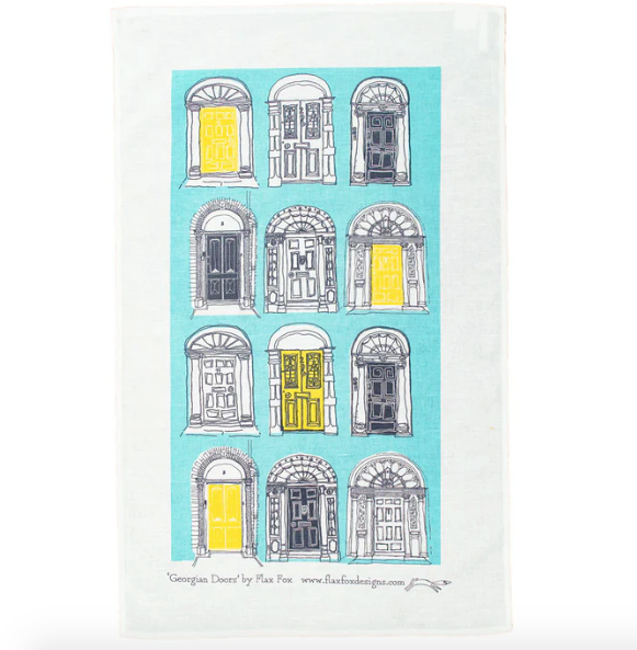 Georgian Door Bold Print Tea Towel