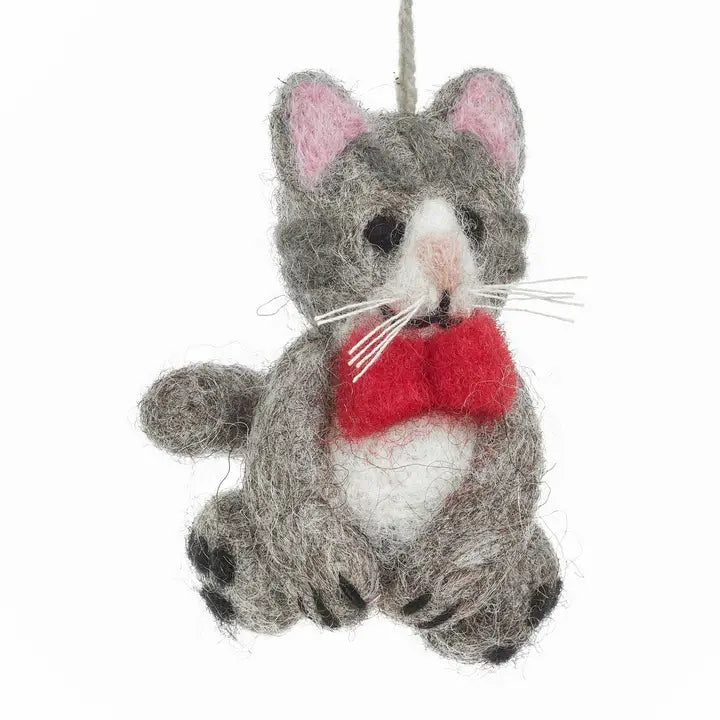 Felt Cat Hanging Decoration