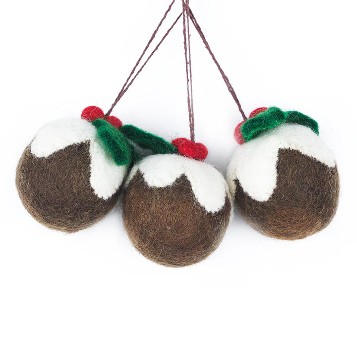 Christmas Pudding Hanging Decoration