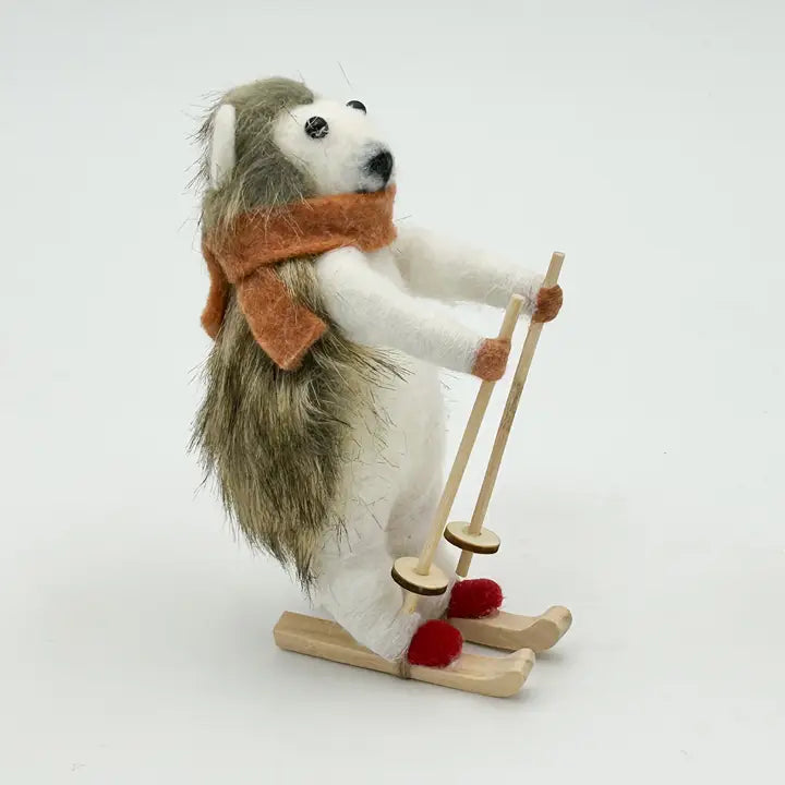 Skiing Holiday Hedgehog