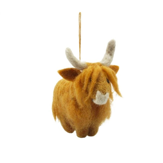 Highland Cow Hanging Decoration