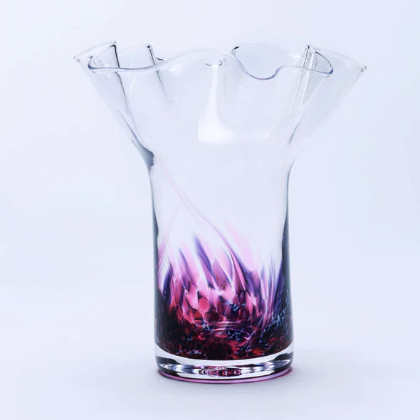 Berry Scalloped Vase