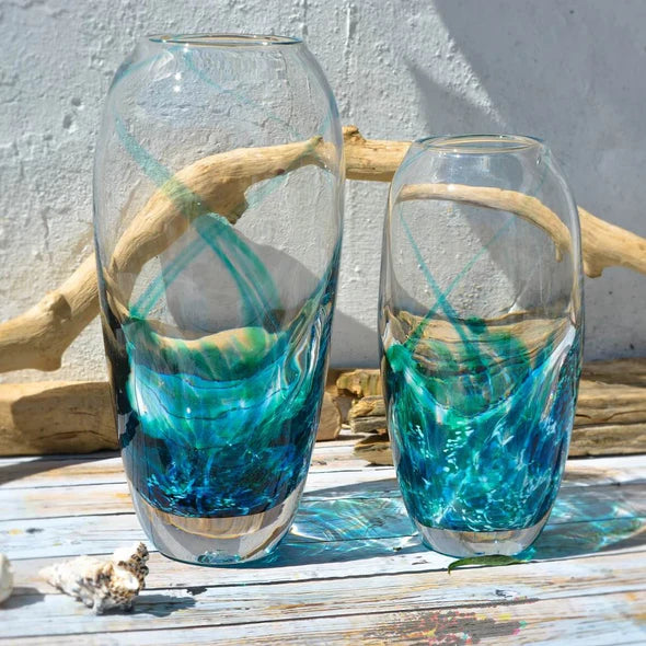 Seascape Tulip Vase - Large