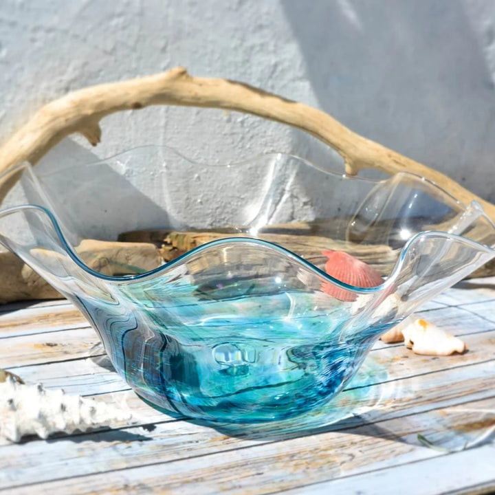 Scalloped Bowl in Seascape