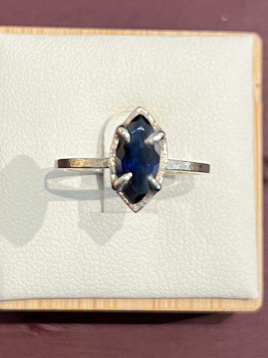 Lab Grown Sapphire Ring