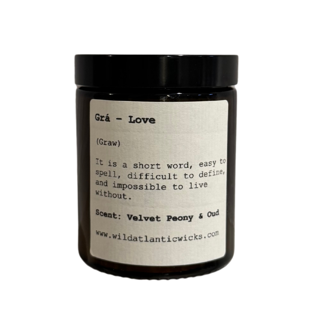 Love Candle in Velvet Peony & Oud