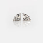 Shore Stud Earrings with Pearl Accent