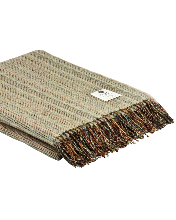 Heritage Tweed Throw in Lichen