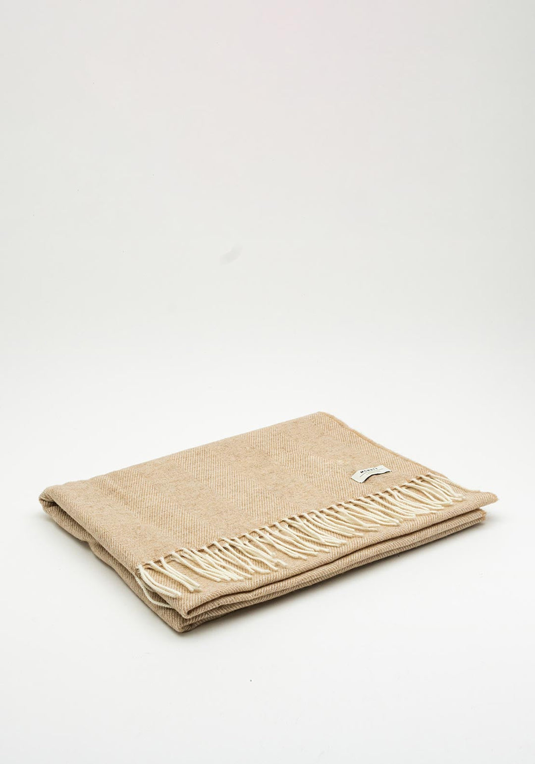 Merino Lambswool Pashmina Wrap in Basswood