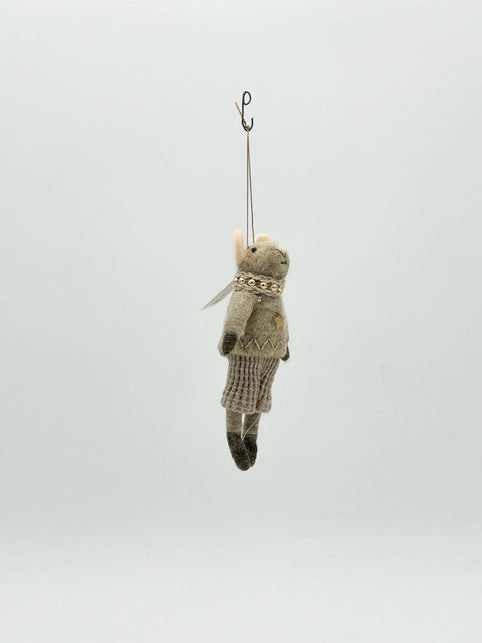 Mr Mouse Grey Decoration