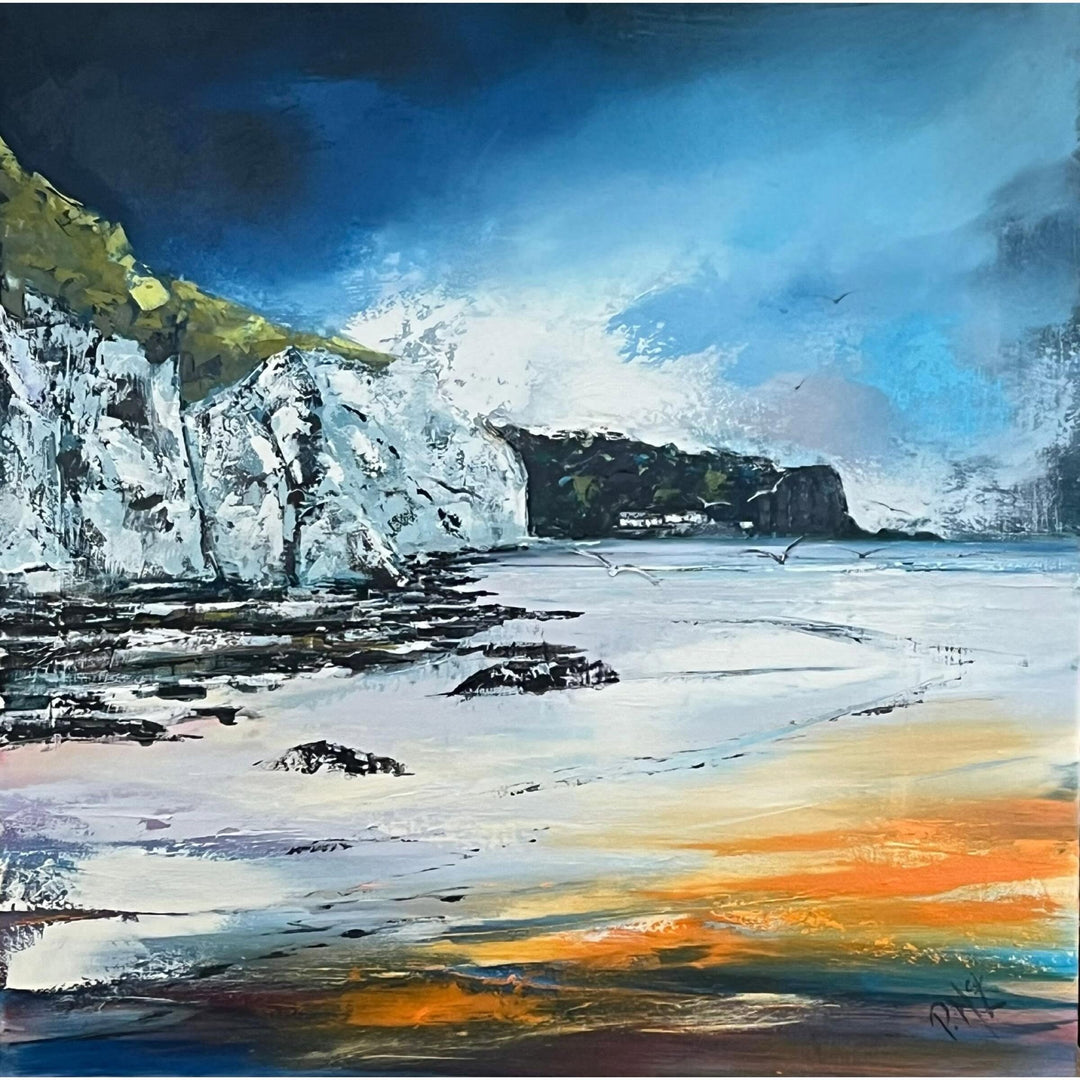 Nestled by the Sea - Whitepark Bay, Original Oil