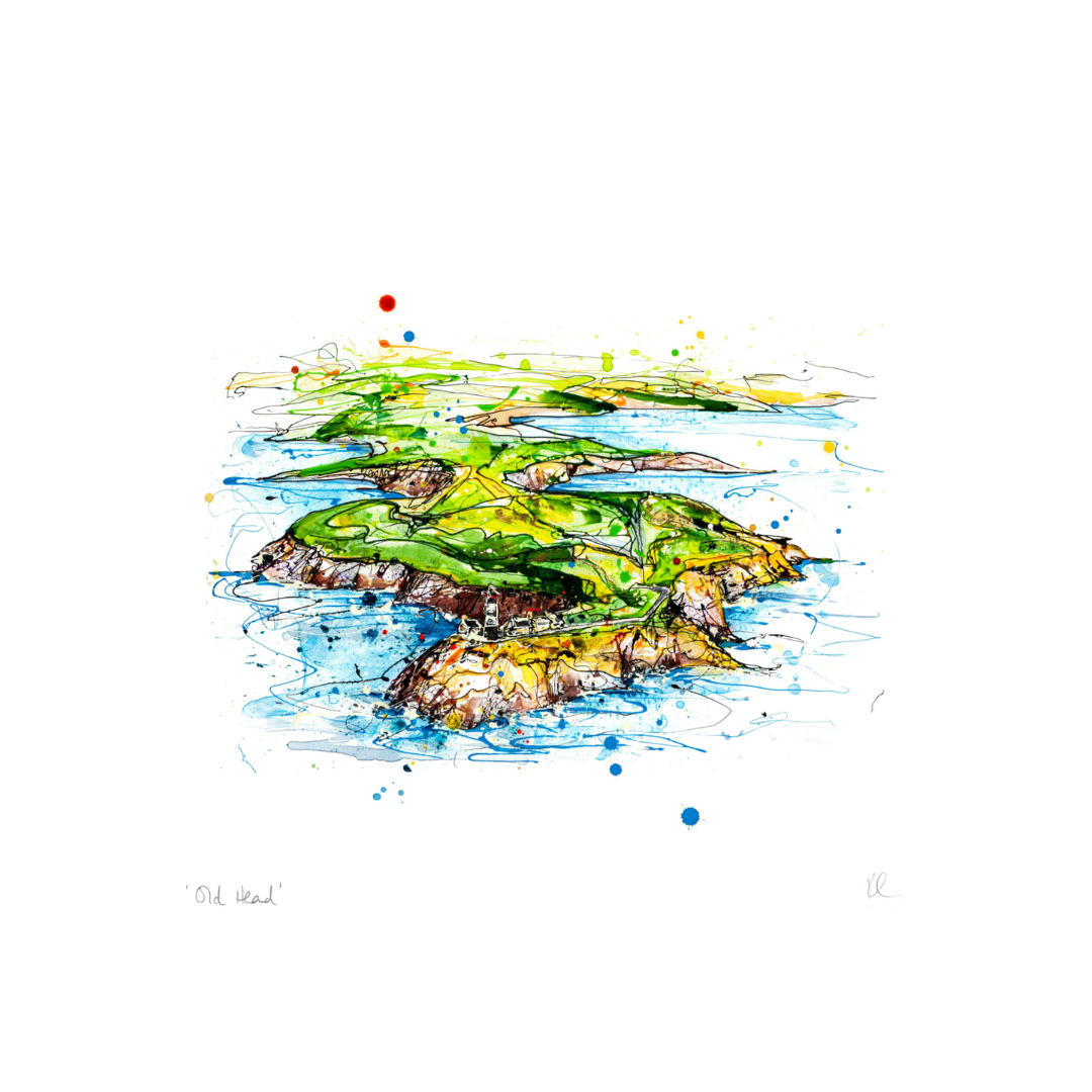 Old Head Unframed Print