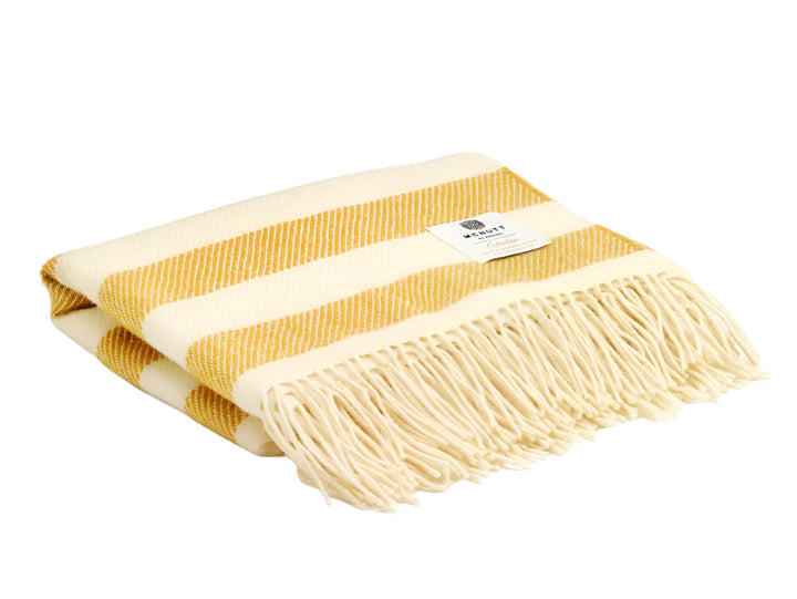 Lambswool Mini Blanket Playful Gold