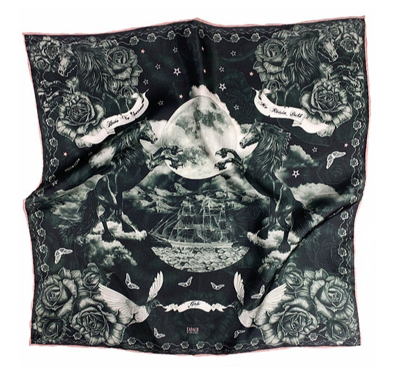 Roisin Dubh Silk Scarf - Large
