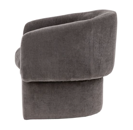 Armchair in Graphite wth Footstool