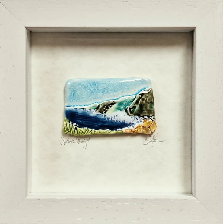 Ceramic Slieve League Donegal in Mini Frame