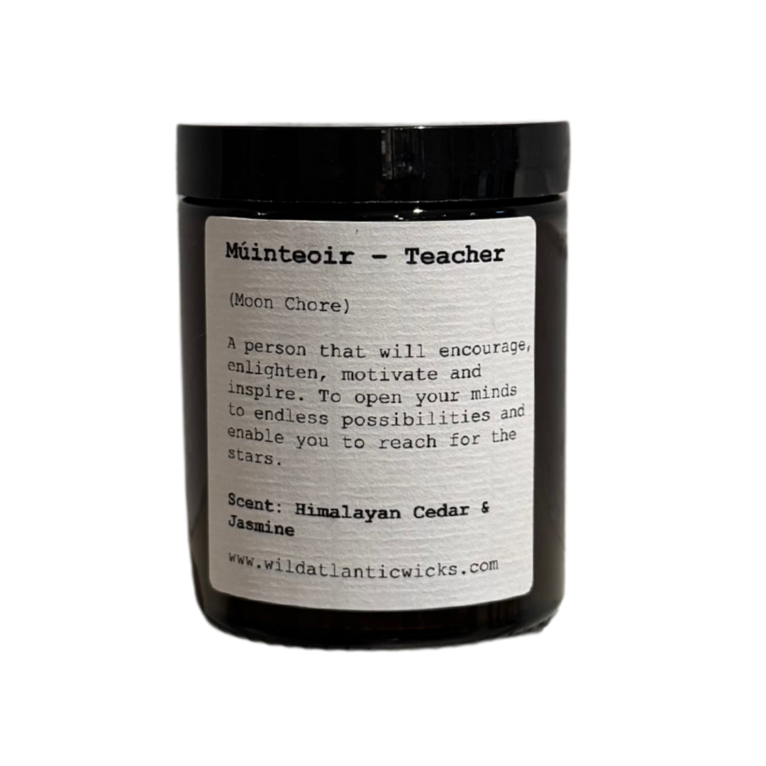 Teacher Candle in Himalayan Cedar & Jasmine