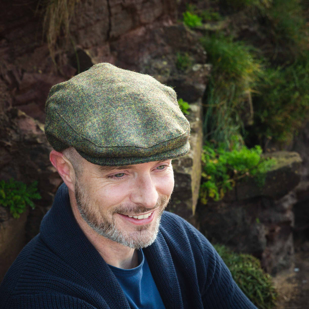 Tweed Cap in Loden Rust