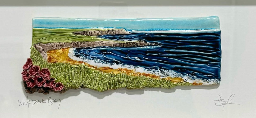 Ceramic White Park Bay in Long Frame
