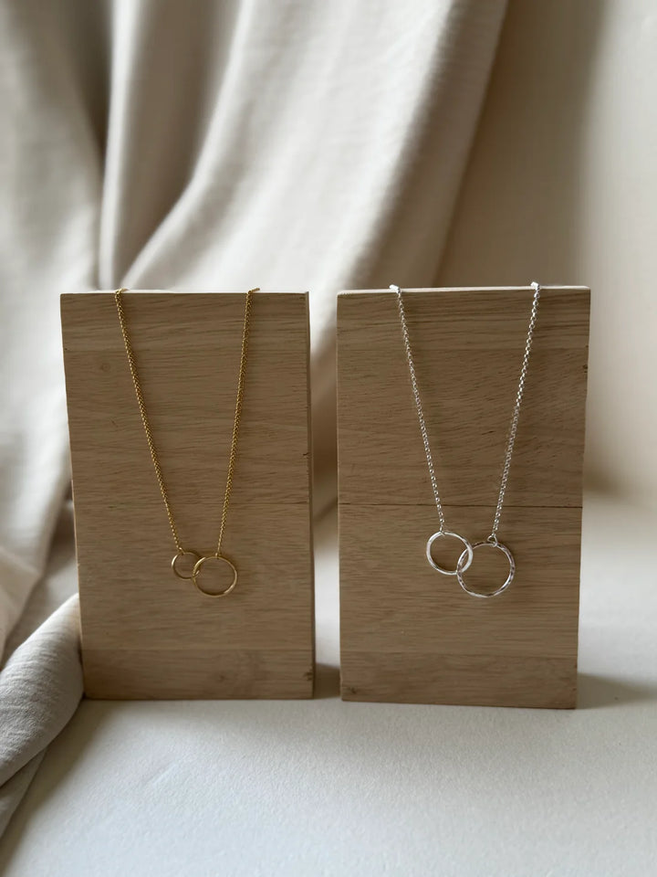 You & Me Necklace in Gold Fill