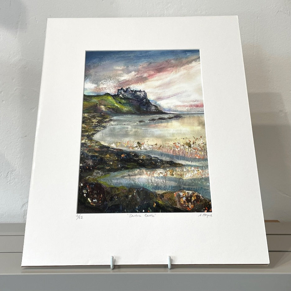 Dunluce Castle Print by Andrea Hayes