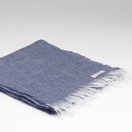 Linen Scarf In Lilac