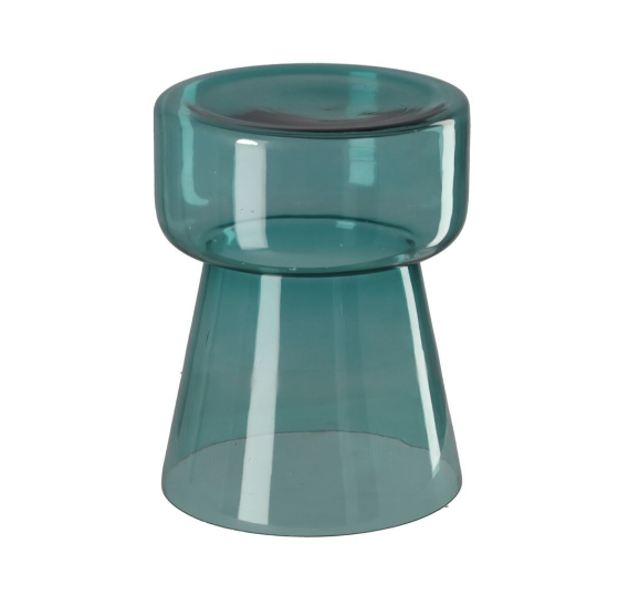 Sintra Turquoise Glass Side Table