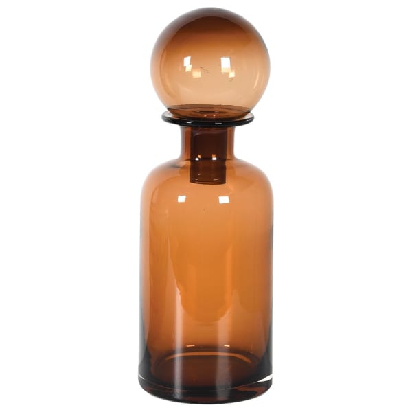 Amber Bottle Ball Top Small