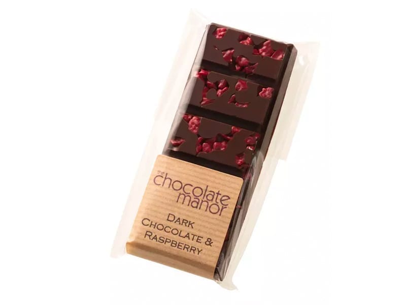 Artisan Chocolate Bar- Dark Chocolate & Raspberry