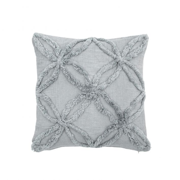 Tufty Grey Cushion